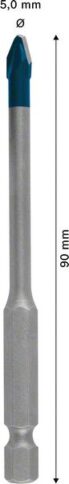EXPERT HEX-9 HardCeramic burgija od 5×90 mm - 2