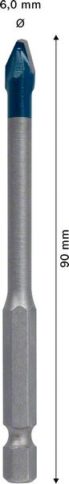 EXPERT HEX-9 HardCeramic burgija od 6×90 mm - 2