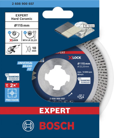 EXPERT HardCeramic X-LOCK dijamantska rezna ploča od 115×22,23×1,4×10 mm - 2