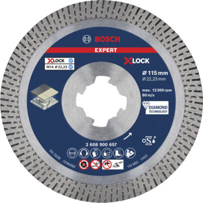EXPERT HardCeramic X-LOCK dijamantska rezna ploča od 115×22,23×1,4×10 mm - 1