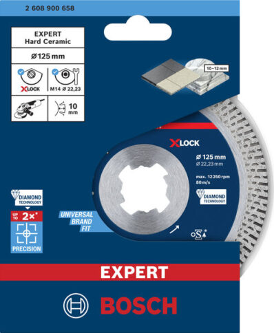 EXPERT HardCeramic X-LOCK dijamantska rezna ploča od 125×22,23×1,4×10 mm - 2