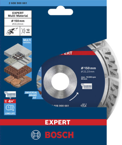 EXPERT MultiMaterial dijamantska rezna ploča od 150 x 22,23 x 2,4 x 12 mm - 2