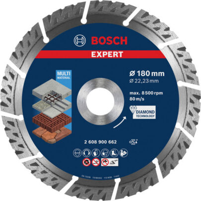 EXPERT MultiMaterial dijamantska rezna ploča od 180 x 22,23 x 2,4 x 12 mm - 1