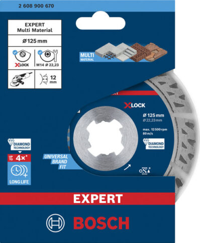 EXPERT MultiMaterial X-LOCK dijamantska rezna ploča od 125×22,23×2,4×12 mm - 2