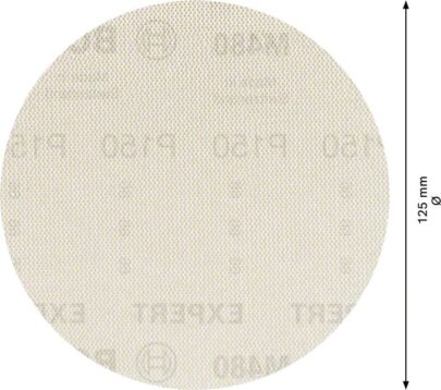 EXPERT M480 brusna mreža za rotacione brusilice od 125 mm, G 150, 5 delova - 2