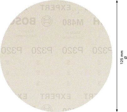 EXPERT M480 brusna mreža za rotacione brusilice od 125 mm, G 320, 5 delova - 2