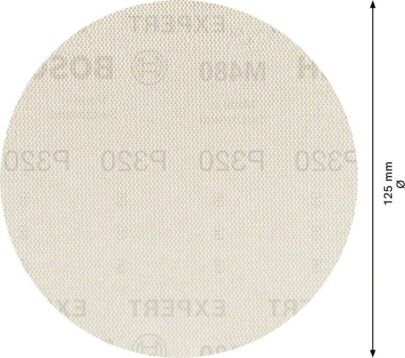 EXPERT M480 brusna mreža za rotacione brusilice od 125 mm, G 320, 50 delova - 2