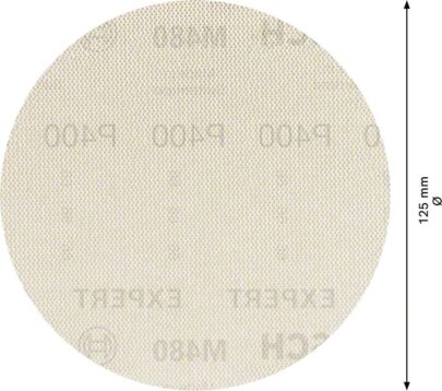 EXPERT M480 brusna mreža za rotacione brusilice od 125 mm, G 400, 50 delova - 2