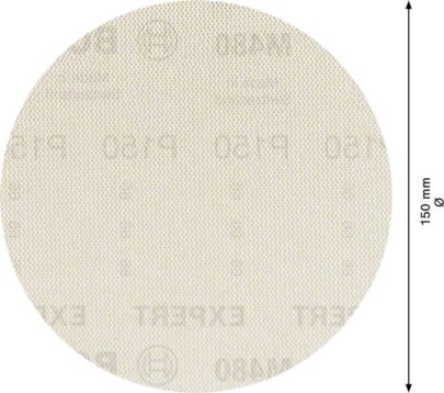 EXPERT M480 brusna mreža za rotacione brusilice od 150 mm, G 150, 5 delova - 2