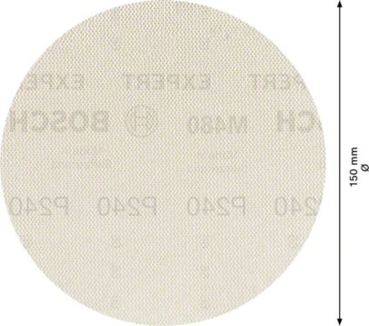 EXPERT M480 brusna mreža za rotacione brusilice od 150 mm, G 240, 5 delova - 2