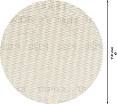 EXPERT M480 brusna mreža za rotacione brusilice od 150 mm, G 320, 50 delova - 2