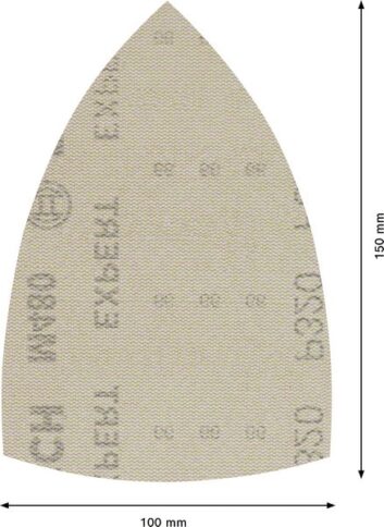 EXPERT M480 brusna mreža za višenamenske brusilice od 100 x 150 mm, G 320, 10 delova - 2