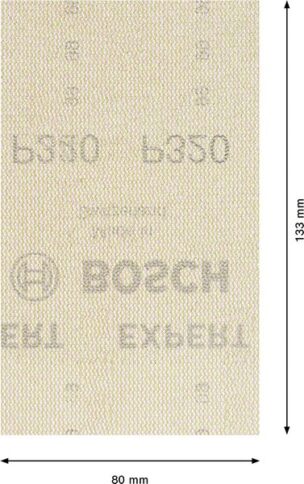 EXPERT M480 brusna mreža za vibracione brusilice od 80 x 133 mm, G 320, 10 delova - 2