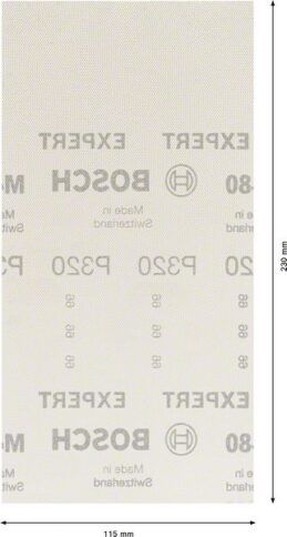 EXPERT M480 brusna mreža za vibracione brusilice od 115 x 230 mm, G 320, 10 delova - 2