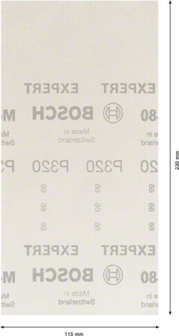 EXPERT M480 brusna mreža za vibracione brusilice od 115 x 230 mm, G 320, 50 delova - 2