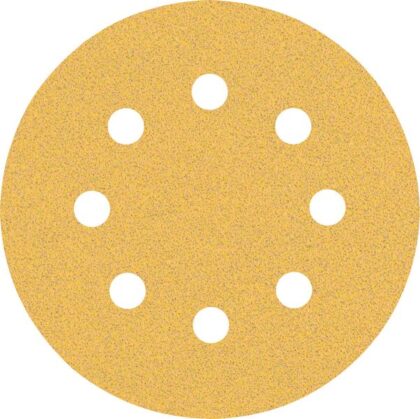 BOSCH EXPERT C470 brusni papir sa 8 rupa za rotacione brusilice od 115 mm, G 80, 5 delova 2608900796 - 1