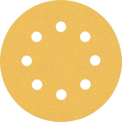 EXPERT C470 brusni papir sa 8 rupa za rotacione brusilice od 115 mm, G 120, 5 delova - 1