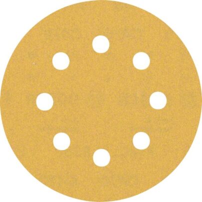 EXPERT C470 brusni papir sa 8 rupa za rotacione brusilice od 115 mm, G 180, 5 delova - 1