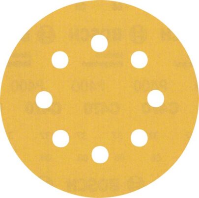 EXPERT C470 brusni papir sa 8 rupa za rotacione brusilice od 115 mm, G 400, 5 delova - 1