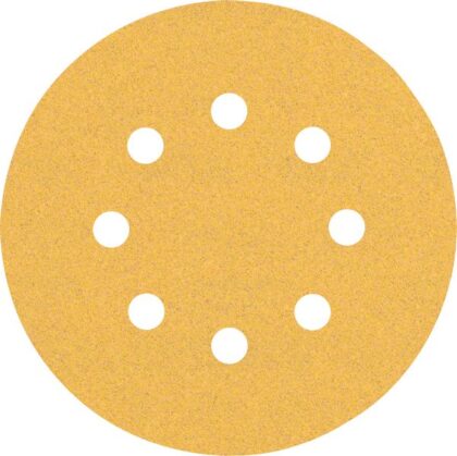 BOSCH EXPERT C470 brusni papir sa 8 rupa za rotacione brusilice od 125 mm, G 100, 5 delova 2608900806 - 1