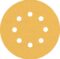EXPERT C470 brusni papir sa 8 rupa za rotacione brusilice od 125 mm, G 100, 5 delova - 1