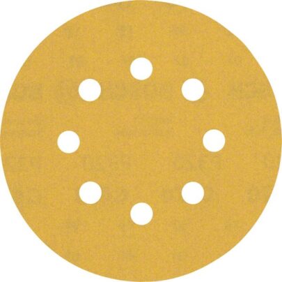 EXPERT C470 brusni papir sa 8 rupa za rotacione brusilice od 125 mm, G 320, 5 delova - 1