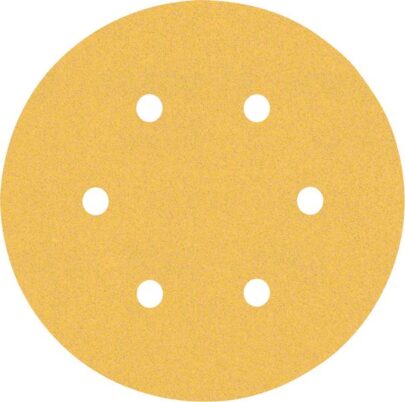 EXPERT C470 brusni papir sa 6 rupa za rotacione brusilice od 150 mm, G 120, 5 delova - 1