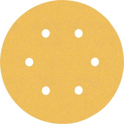 BOSCH EXPERT C470 brusni papir sa 6 rupa za rotacione brusilice od 150 mm, G 120, 5 delova 2608900817 - 1
