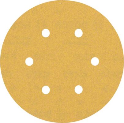EXPERT C470 brusni papir sa 6 rupa za rotacione brusilice od 150 mm, G 180, 5 delova - 1