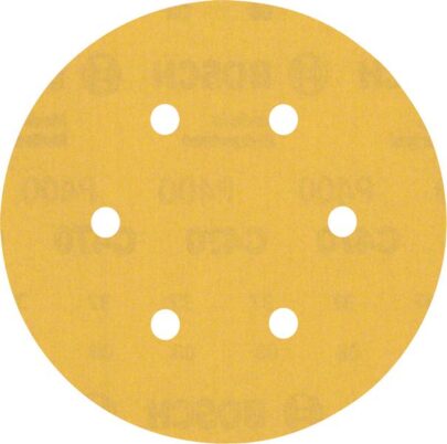 EXPERT C470 brusni papir sa 6 rupa za rotacione brusilice od 150 mm, G 400, 5 delova - 1