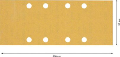 EXPERT C470 brusni papir sa 8 rupa za vibracione brusilice od 93 x 230 mm, G 180, 10 delova - 2