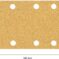 EXPERT C470 brusni papir sa 8 rupa za vibracione brusilice od 93×186 mm, G 40, 10 delova - 2