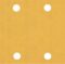 EXPERT C470 brusni papir sa 8 rupa za vibracione brusilice od 93×186 mm, G 240, 10 delova - 1