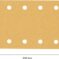 EXPERT C470 brusni papir sa 14 rupa za vibracione brusilice od 115 x 230 mm, G 80, 10 delova - 2