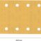 EXPERT C470 brusni papir sa 14 rupa za vibracione brusilice od 115 x 230 mm, G 400, 10 delova - 2