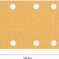 EXPERT C470 brusni papir sa 8 rupa za vibracione brusilice od 93×186 mm, G 100, 10 delova - 2