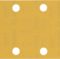 EXPERT C470 brusni papir sa 8 rupa za vibracione brusilice od 80 x 133 mm, G 320, 10 delova - 1