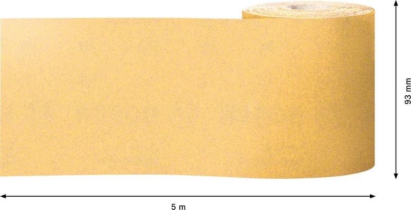 BOSCH EXPERT C470 rolna brusnog papira za ručno brušenje od 93 mm, 5 m, G 180 2608900906 - 2