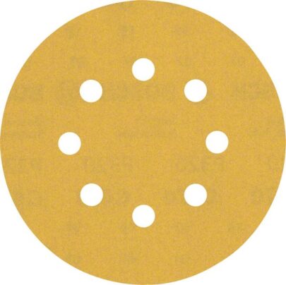 EXPERT C470 brusni papir sa 8 rupa za rotacione brusilice od 125 mm, G 320, 50 delova - 1