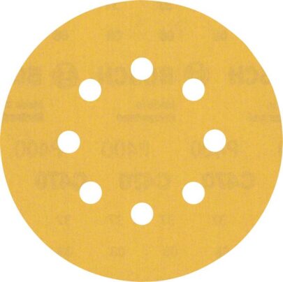 EXPERT C470 brusni papir sa 8 rupa za rotacione brusilice od 125 mm, G 400, 50 delova - 1