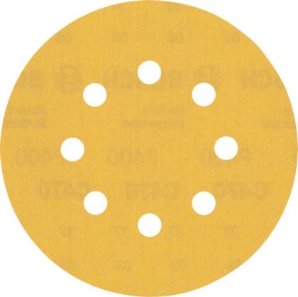 BOSCH EXPERT C470 brusni papir sa 8 rupa za rotacione brusilice od 125 mm, G 400, 50 delova 2608900916 - 1