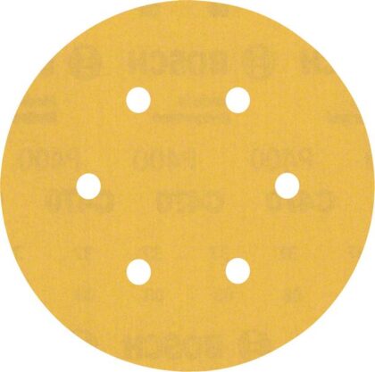 BOSCH EXPERT C470 brusni papir sa 6 rupa za rotacione brusilice od 150 mm, G 400, 50 delova 2608900925 - 1