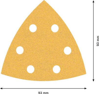 EXPERT C470 brusni papir za delta brusilice od 93 mm, G 100, 50 delova - 2