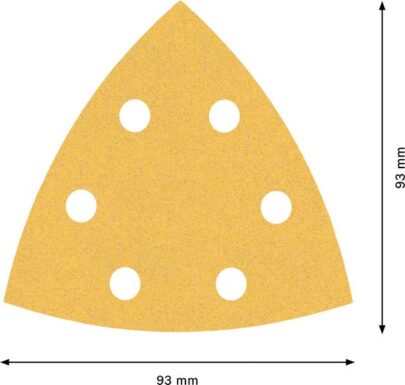 EXPERT C470 brusni papir za delta brusilice od 93 mm, G 120, 50 delova - 2