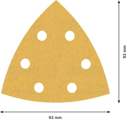 EXPERT C470 brusni papir za delta brusilice od 93 mm, G 180, 50 delova - 2