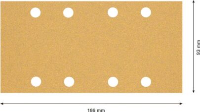 EXPERT C470 brusni papir sa 8 rupa za vibracione brusilice od 93 x 186 mm, G 60, 50 delova - 2