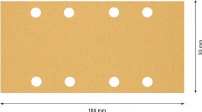 EXPERT C470 brusni papir sa 8 rupa za vibracione brusilice od 93 x 186 mm, G 80, 50 delova - 2