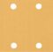 EXPERT C470 brusni papir sa 8 rupa za vibracione brusilice od 93 x 186 mm, G 100, 50 delova - 1