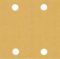 EXPERT C470 brusni papir sa 8 rupa za vibracione brusilice od 93 x 186 mm, G 120, 50 delova - 1