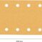 EXPERT C470 brusni papir sa 14 rupa za vibracione brusilice od 115×230 mm, G 100, 50 delova - 2